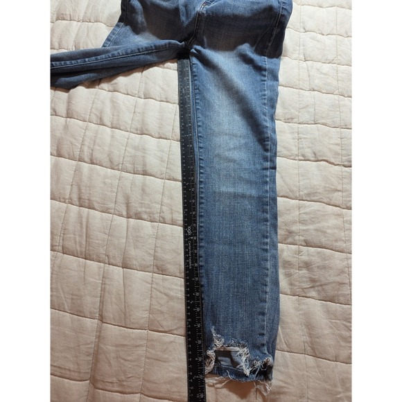 JUDY BLUE‎ Skinny Fit Distressed Stretch Jeans Women's Size 9/29 Raw Hem - Picture 11 of 12